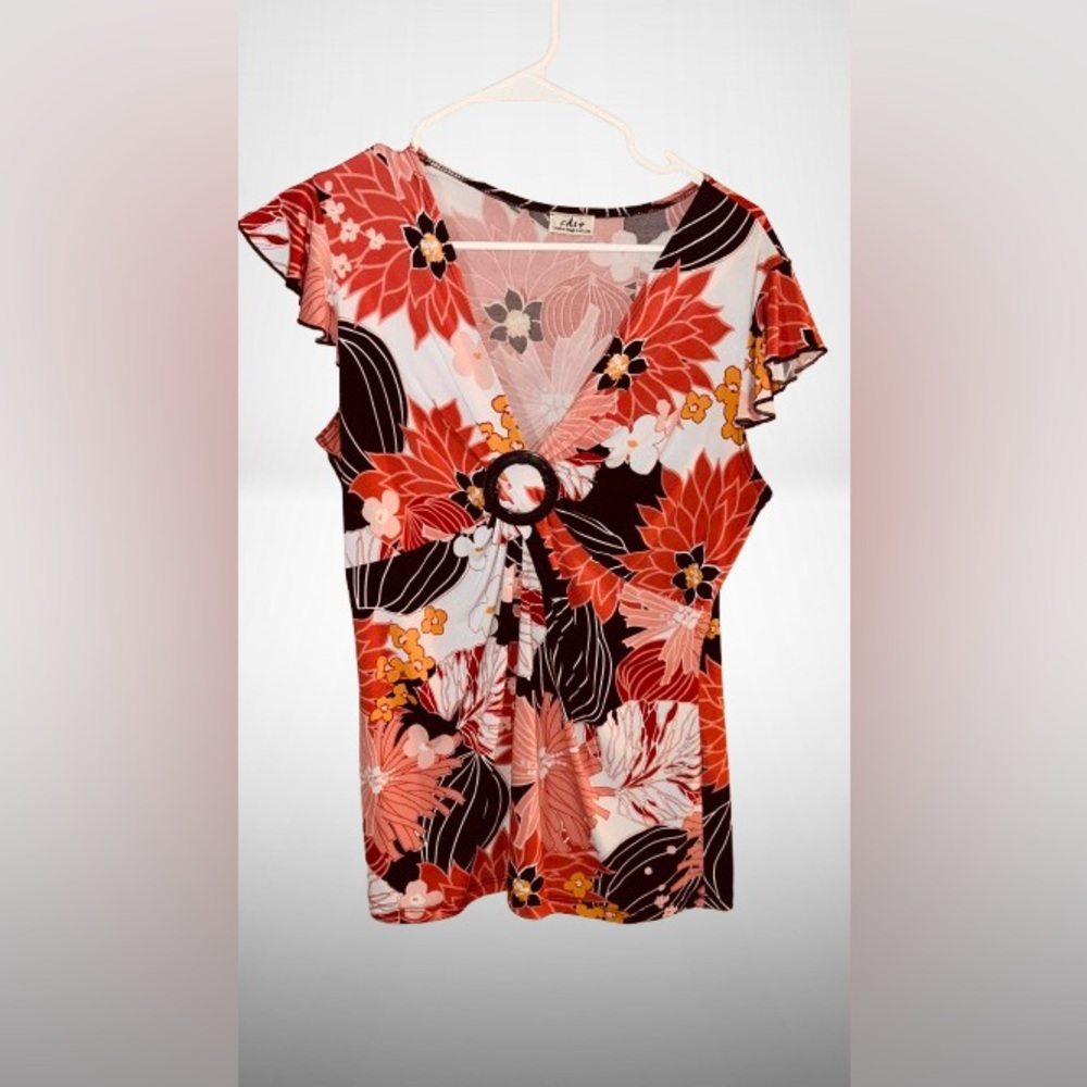 Women’s Large Multicolor Dress Shirt